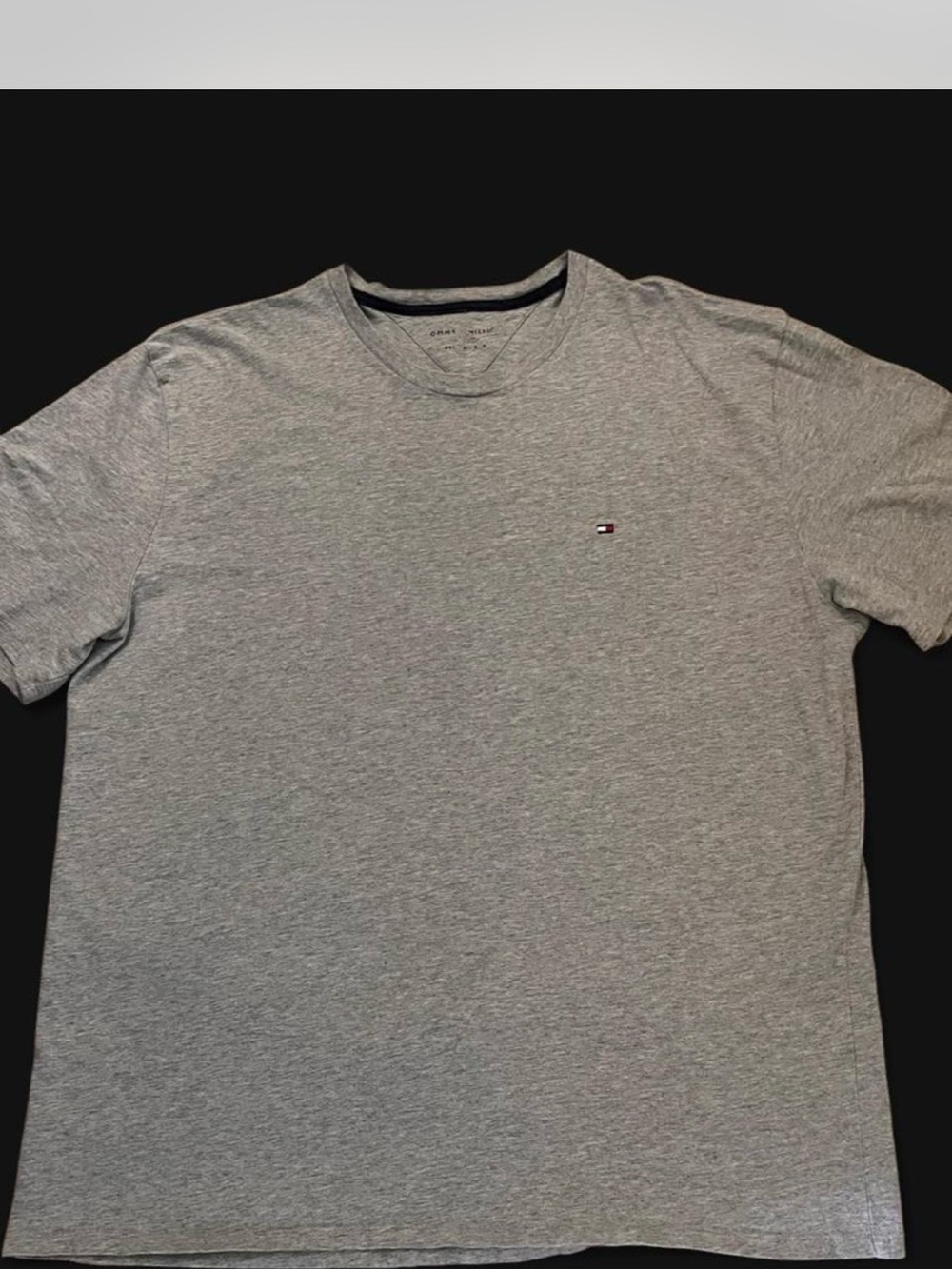 Tommy Hilfiger Gray Crew Neck Short Sleeve Tee